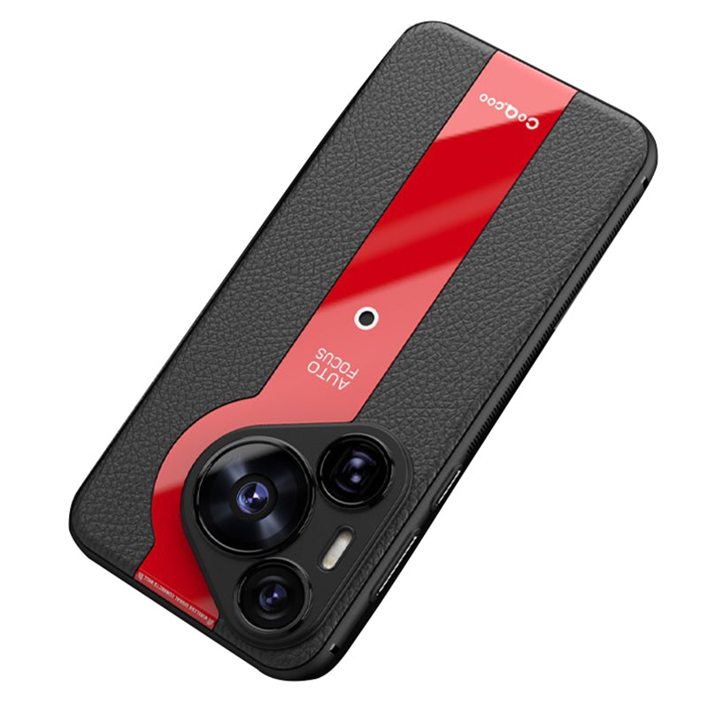 Q.COO For Huawei Pura 70 Pro / Pura 70 Pro+ Case Shockproof PU+TPU+Acrylic Phone Cover Q.COO For Huawei Pura 70 Pro / Pura 70 Pro+ Case Shockproof PU+TPU+Acrylic Phone Cover